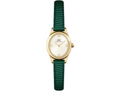 Daniel Wellington Ophelia Mini 22x25,5 Green Lizard White Guilloché G DW00100892