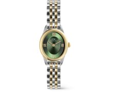 Daniel Wellington Ophelia Mini 25,5x22 Beans Link Two-Tone Emerald G S DW00101017