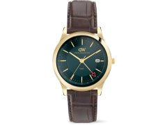 Daniel Wellington Pathfinder GMT 39 Brown-Croc Green G DW00100974