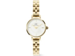 Daniel Wellington Petite Mini 19 Arch 3-Link White Gold DW00100855