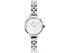 Daniel Wellington Petite Mini 19 Arch 3-Link White Silver DW00100853
