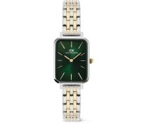 Daniel Wellington Quadro 20x26 5-link Two Tone Emerald G S DW00101013