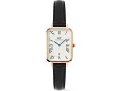 Daniel Wellington Quadro 20x26 Roman Numerals Date Sheffield White Rose Gold DW00100862