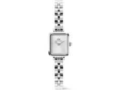 Daniel Wellington Quadro Mini 15.4x18.2 Arch 3-Link White Sunray Silver DW00100844