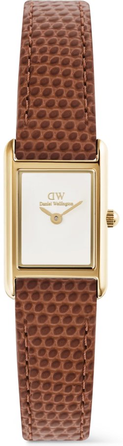Daniel Wellington Bound Mini 17x26 Light Brown Lizard White G DW00100905 - Hodinky Daniel Wellington
