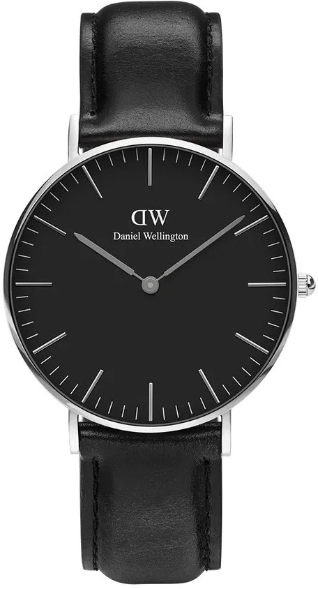 Daniel Wellington Classic 36 Sheffield S Black DW00100145 - Hodinky Daniel Wellington