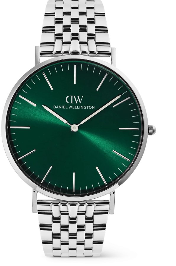 Daniel Wellington Classic 40 7-Link Arctic S DW00101022 - Hodinky Daniel Wellington