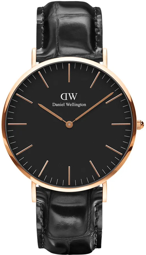 Daniel Wellington Classic 40 Reading RG Black DW00100129 - Hodinky Daniel Wellington