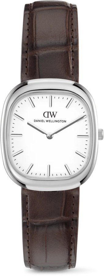 Daniel Wellington Cort 30x38 Black Leather White S DW00100988 - Hodinky Daniel Wellington