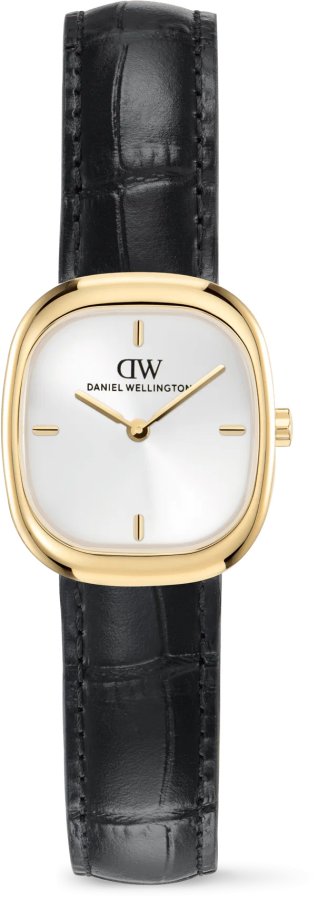 Daniel Wellington Corta 24x28 Black-Croc Black G DW00100995 - Hodinky Daniel Wellington