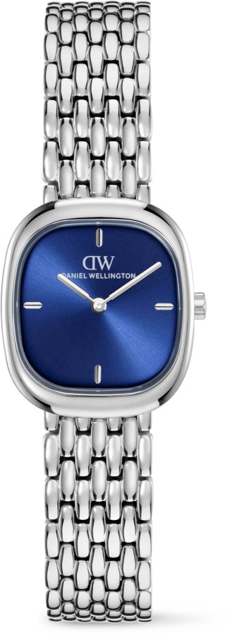 Daniel Wellington Corta 24x28 Royal Blue Grain-Link S DW00100992 - Hodinky Daniel Wellington
