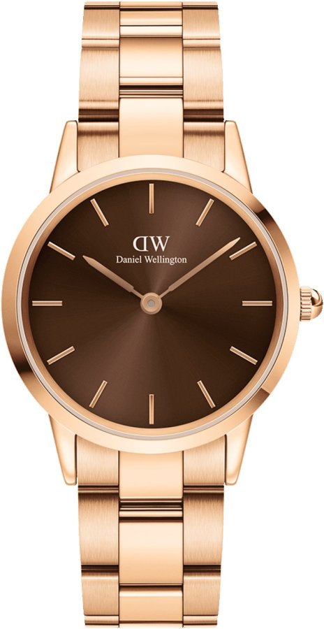 Daniel Wellington Iconic Link Amber 36 DW00100461 - Hodinky Daniel Wellington