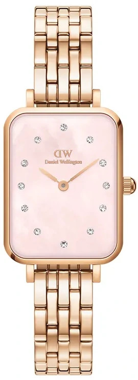 Daniel Wellington Quadro Lumine 20x26 5-Link DW00100621 Daniel Wellington Quadro Lumine 20x26 5-Link DW00100621 - Hodinky Daniel Wellington