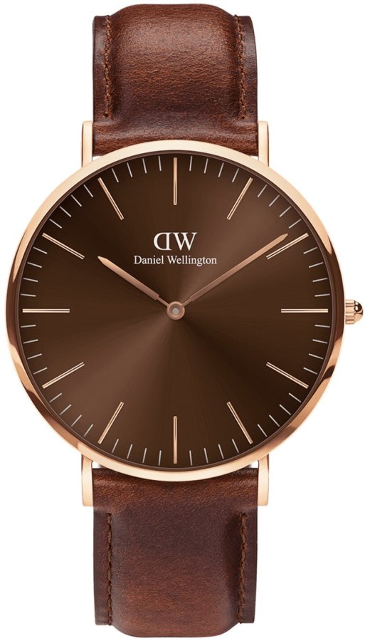 Daniel Wellington Classic St. Mawes Amber DW00100627 - Hodinky Daniel Wellington