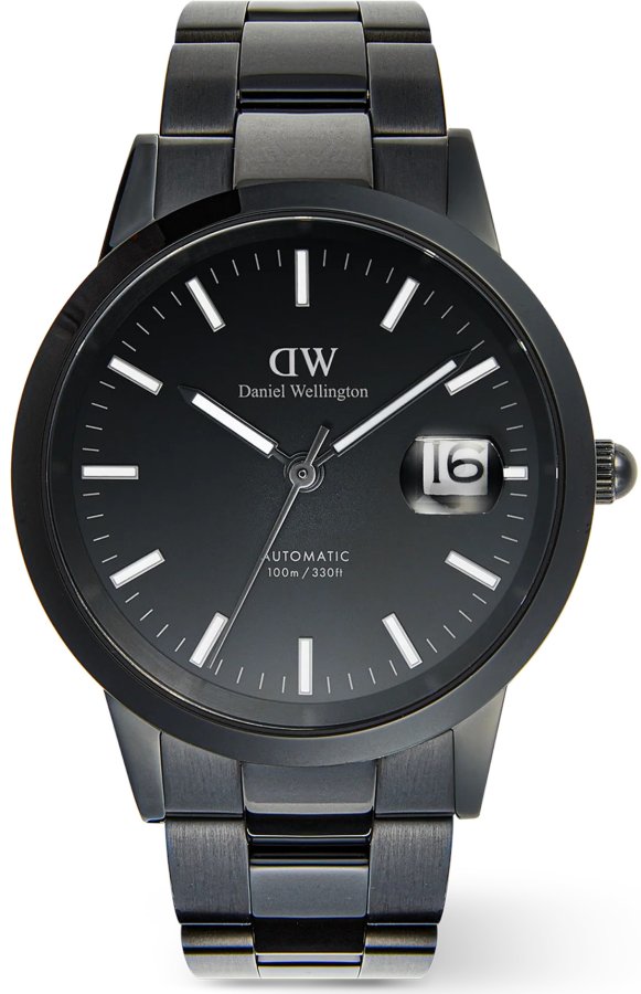Daniel Wellington Iconic Automatic 40 Link B Black DW00100753 Daniel Wellington Iconic Automatic 40 Link B Black DW00100753 - Hodinky Daniel Wellington
