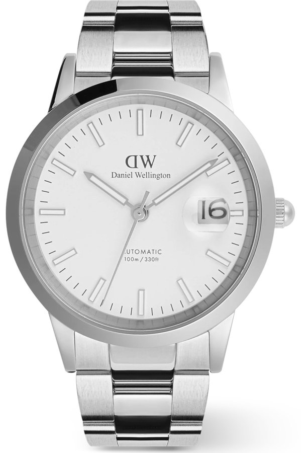 Daniel Wellington Iconic Automatic 40 Link S White DW00100754 Daniel Wellington Iconic Automatic 40 Link S White DW00100754 - Hodinky Daniel Wellington