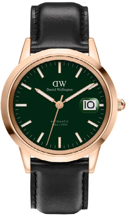 Daniel Wellington Iconic Automatic 40 Sheffield RG Emerald Enamel DW00100757 - Hodinky Daniel Wellington