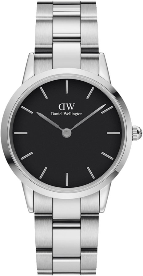 Daniel Wellington Iconic Link 36 S Black DW00100204 - Hodinky Daniel Wellington