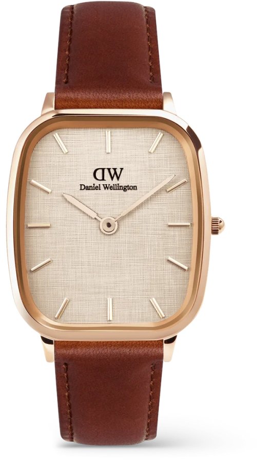Daniel Wellington Marlon St Mawes Linen Rose Gold DW00100816 Daniel Wellington Marlon St Mawes Linen Rose Gold DW00100816 - Hodinky Daniel Wellington