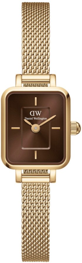 Daniel Wellington Micro Quadro Mini Evergold Amber DW00100654 - Hodinky Daniel Wellington