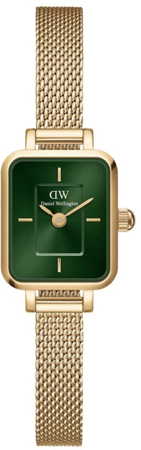 Daniel Wellington Micro Quadro Mini Evergold Emerald DW00100653 - Hodinky Daniel Wellington