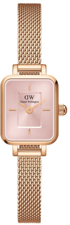 Daniel Wellington Micro Quadro Mini Melrose Blush DW00100650 Daniel Wellington Micro Quadro Mini Melrose Blush DW00100650 - Hodinky Daniel Wellington