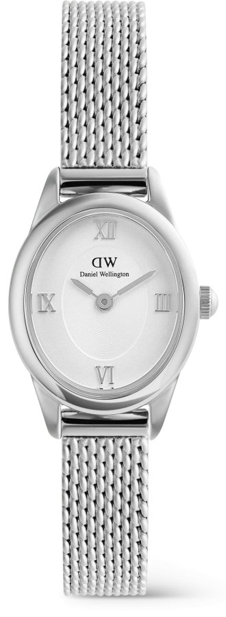 Daniel Wellington Ophelia Mini Mesh White Silver DW00100938 - Hodinky Daniel Wellington