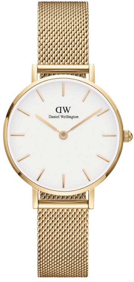 Daniel Wellington Petite 28 Evergold YG White DW00100350 - Hodinky Daniel Wellington