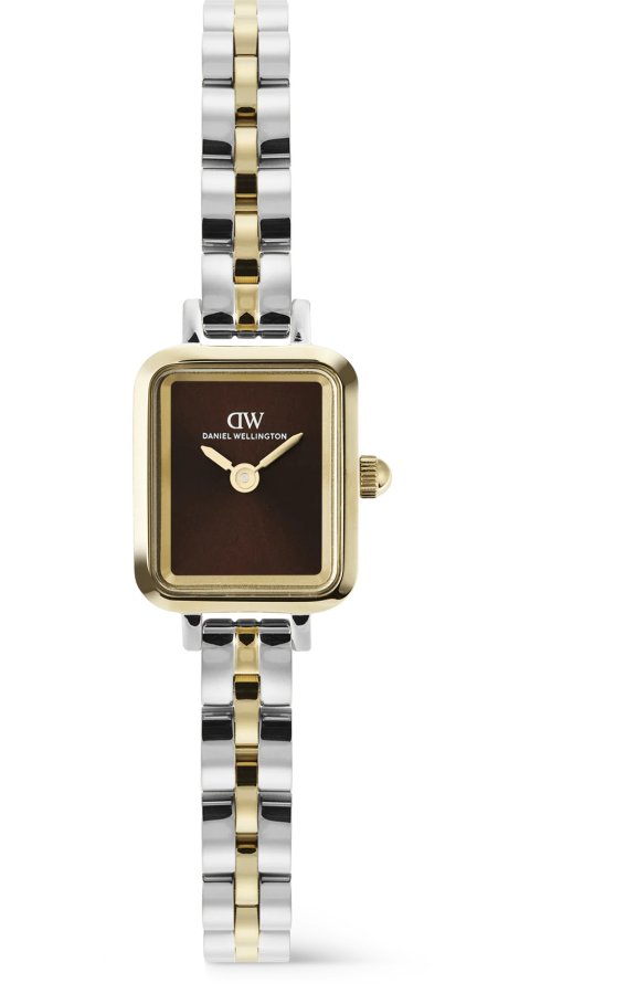 Daniel Wellington Quadro Mini 15.4x18.2 Arch 3-Link Amber Two Tone G SDW00101016