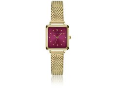 Emily Westwood Burgundy Gold Mesh EKM-5914GQ
