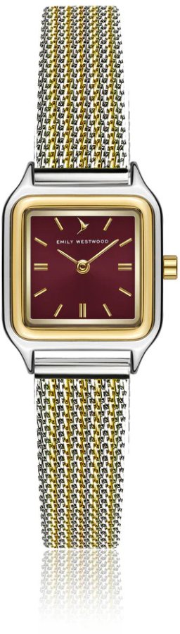 Emily Westwood Dreamy Burgundy Sunray EKL-2814 Emily Westwood Dreamy Burgundy Sunray EKL-2814 - Hodinky Emily Westwood