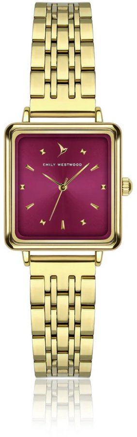 Emily Westwood Burgundy Muse Gold EKM-5714GQ Emily Westwood Burgundy Muse Gold EKM-5714GQ - Hodinky Emily Westwood
