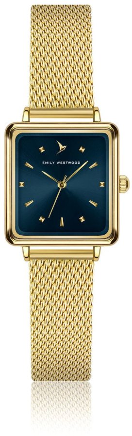 Emily Westwood Emy Gold Blue Sunray EHC-3414 - Hodinky Emily Westwood