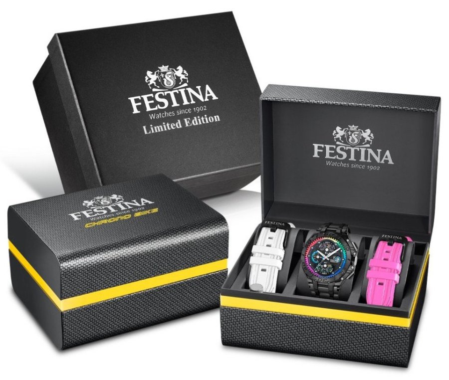 Festina Chrono Bike Limited Edition 20761/1 + náhradní řemínky - Hodinky Festina