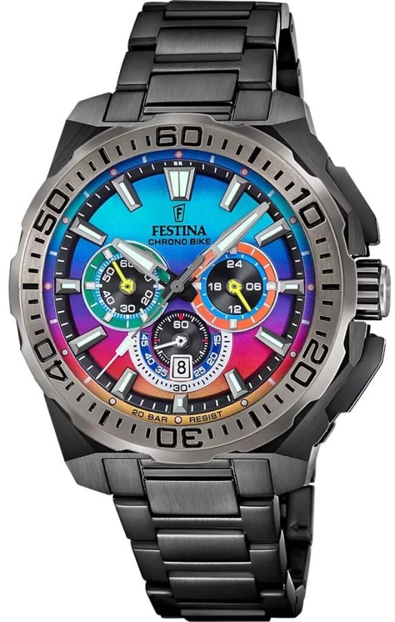 Festina Dárkový set Chrono Bike Limited Edition 999pcs 2025 20731/2 + řemínek Festina Dárkový set Chrono Bike Limited Edition 999pcs 2025 20731/2 + řemínek - Hodinky Festina