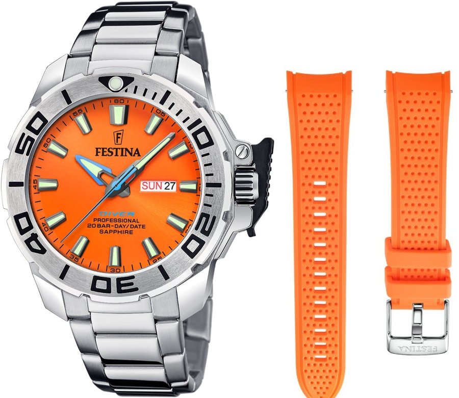 Festina The Originals DIVER SET s&nbsp;náhradním řemínkem 20665/5 - Hodinky Festina