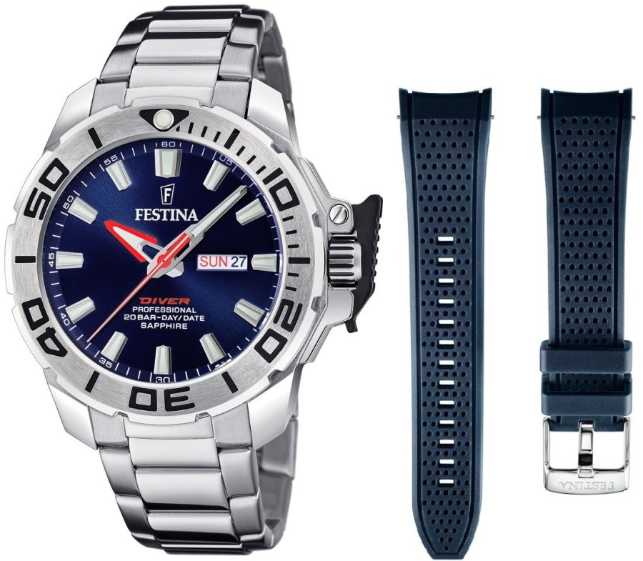 Festina The Originals DIVER SET s&nbsp;náhradním řemínkem 20665/1 - Hodinky Festina