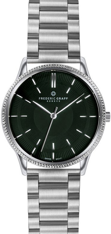 Frederic Graff Broad Peak Silver Double Buckle Watch FBX-4220 - Hodinky Frederic Graff