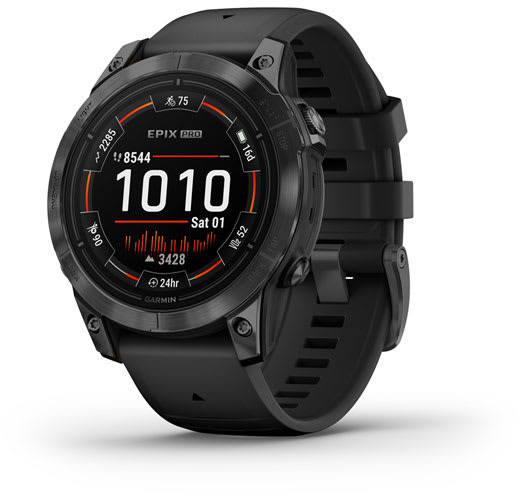 Garmin epix™ Pro (Gen 2) – Standard Edition | 47 mm + mapy Topo Czech PRO Gray / Black Band 010-02803-01 - Hodinky Garmin