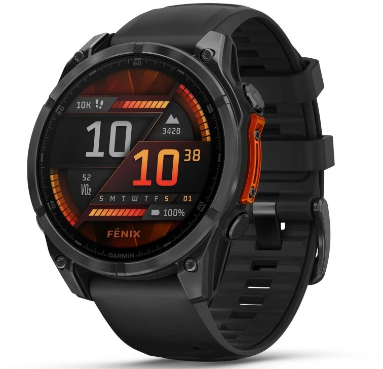 Garmin fēnix 8 AMOLED 010-02904-00 - 47 mm Slate Grey/Black - Hodinky Garmin