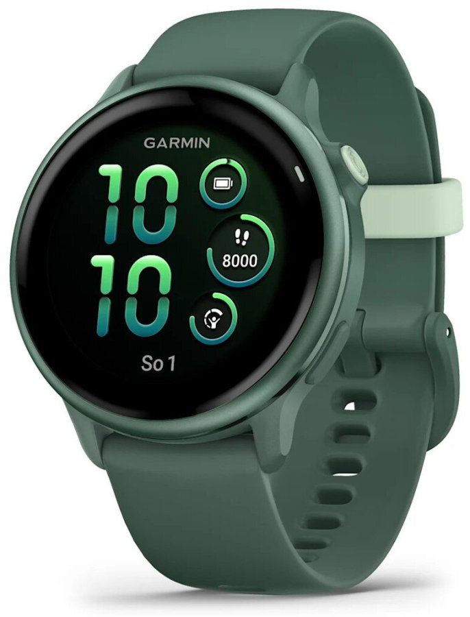 Garmin Vívoactive 6, Metallic Jasper Green / Jasper Green 010-02985-02 - Hodinky Garmin