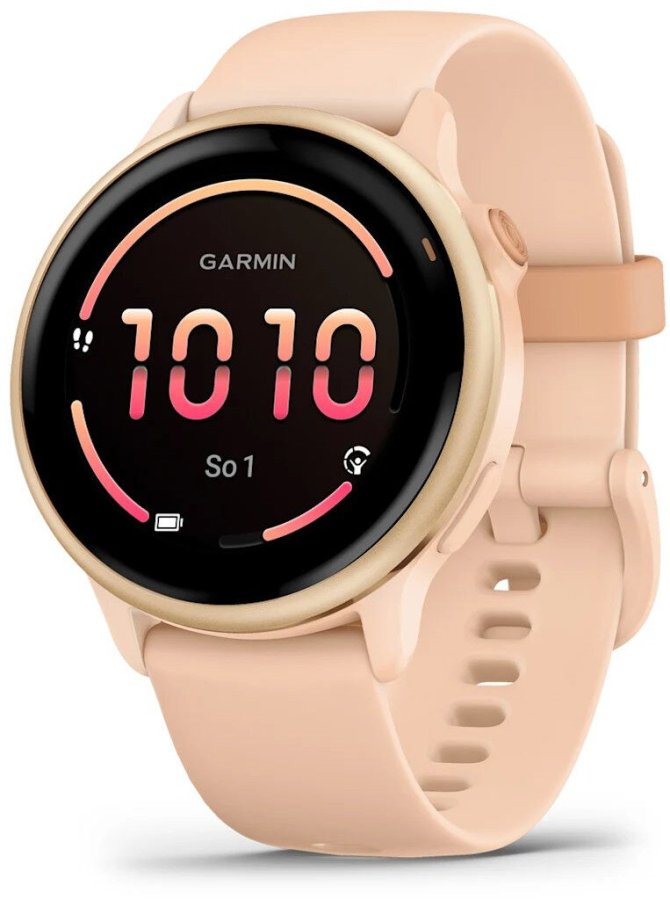 Garmin Vívoactive 6, Metallic Pink Dawn / Pink Dawn 010-02985-03 Garmin Vívoactive 6, Metallic Pink Dawn / Pink Dawn 010-02985-03 - Hodinky Garmin
