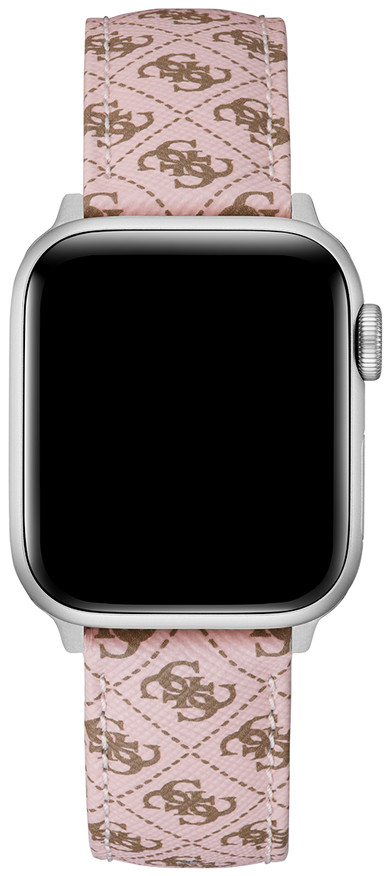 Guess Kožený řemínek pro Apple Watch (38 - 41 mm) - Pink CS2009S2 - Hodinky Guess