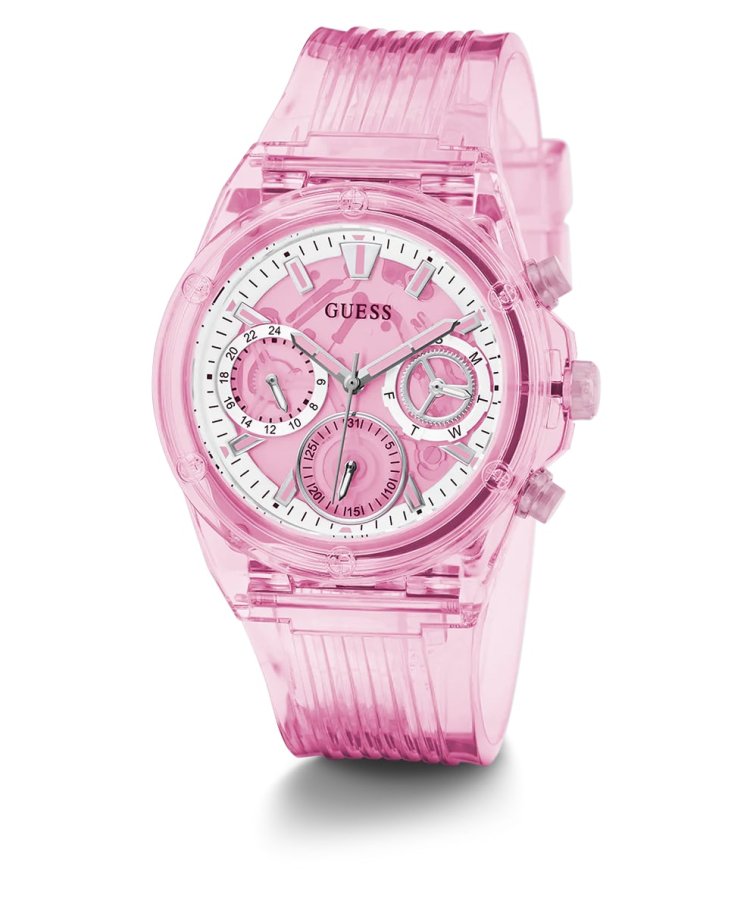 Guess Athena Eco-Friendly Pink Bio-Based GW0438L2 - Hodinky Guess