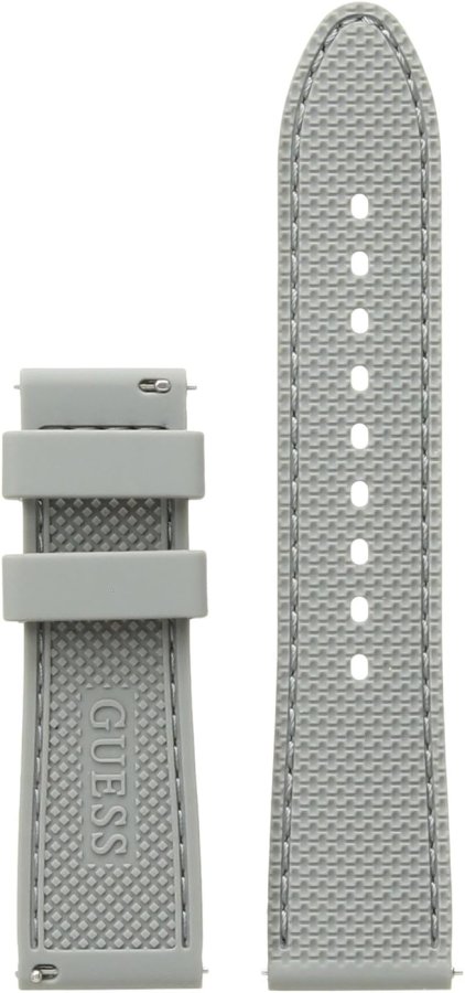 Guess Silikonový řemínek 22 mm - Grey CS1002S12 Guess Silikonový řemínek 22 mm - Grey CS1002S12 - Hodinky Guess