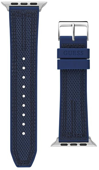 Guess Silikonový řemínek pro Apple Watch (42 - 45 mm) - Blue CS3003S3 Guess Silikonový řemínek pro Apple Watch (42 - 45 mm) - Blue CS3003S3 - Hodinky Guess