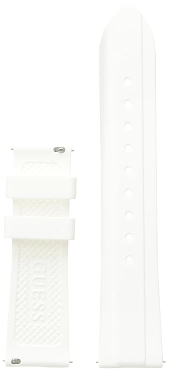 Guess Silikonový řemínek - White CS1001S2 - Hodinky Guess