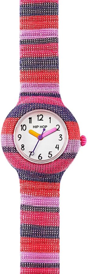 Hip Hop Dětské hodinky La Methode Pink Stripes HWU1184 - Hodinky Hip Hop