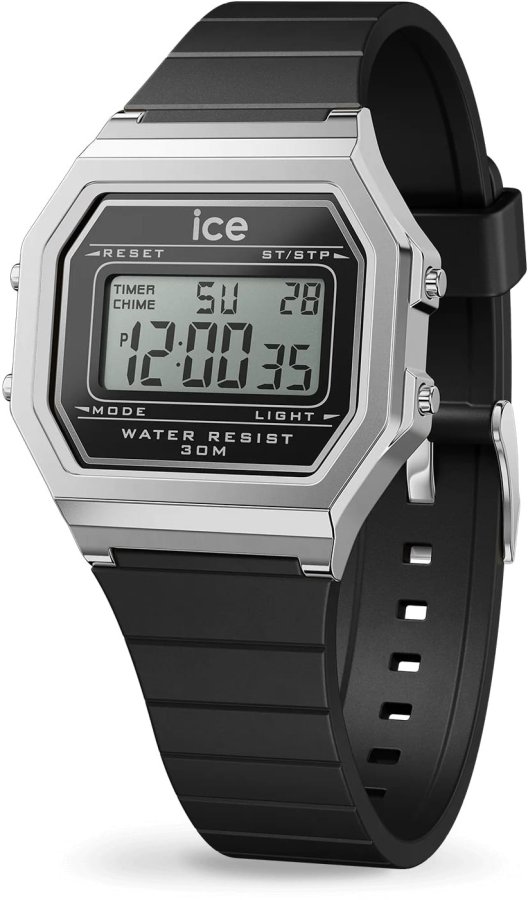 Ice Watch ICE Digit Retro Black Silver 022063 - Hodinky Ice Watch