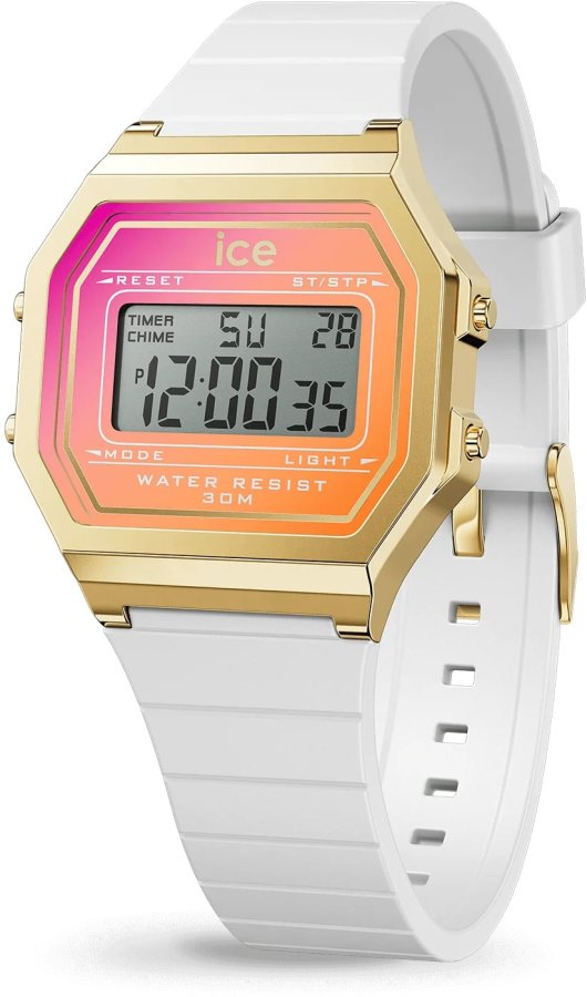 Ice Watch ICE Digit Retro White Sunkissed 022720 - Hodinky Ice Watch